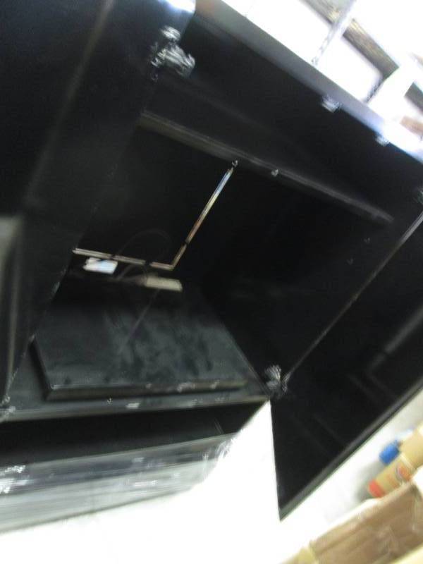 lot 294 image: Black Entertainment Center...