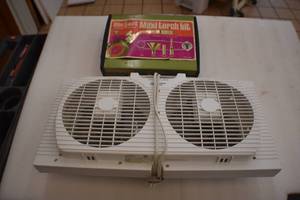 Torch and Window Fan