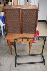 Speakers and Table