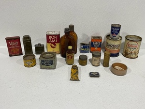 Vintage Bottles and Tin Cans