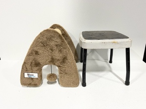 Step Stool and Cat Toy