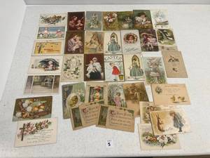 Group Of Vintage Easter Postcards