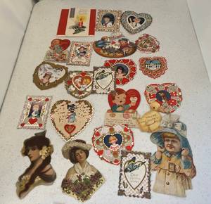 Group Of Vintage Valentines And More