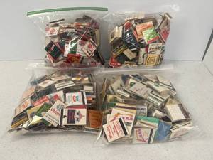 Vintage Matchbook Collection In Four Bags