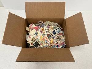 Group Of Misc. Vintage Stamps In Box