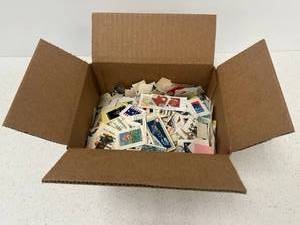 Group Of Misc. Vintage Stamps In Box