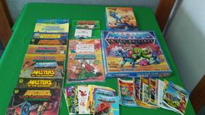 lot 39 image: Masters Of the Universe Game, Bocks, Puzzle and More.