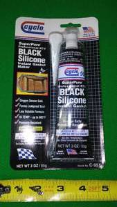 lot 52 image: Cyclo Black Silicone Gasket Maker 30z - New.