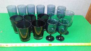 lot 79 image: Blue & - Purple Glassware