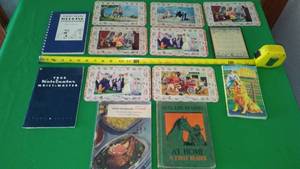 lot 115 image: 7 Claytoon Card illustrations & booklets - vintage