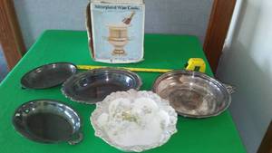lot 135 image: Vintage Silver plated and more