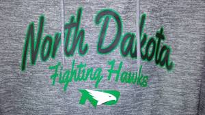 lot 148 image: UND North Dakota Fighting Hawks hoodie