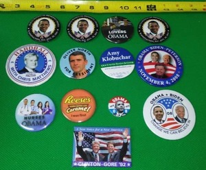 lot 151 image: Political buttons Oliver North campaign