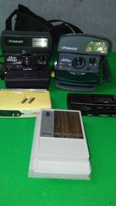 lot 156 image: Vintage - 2 Polaroid Cameras & more.