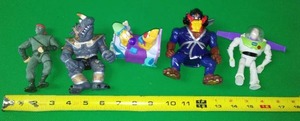 lot 158 image: 5 Action Figures -Original Buzz Lightyear & more.