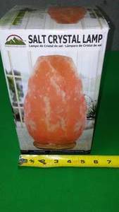 lot 169 image: Salt Crystal Lamp