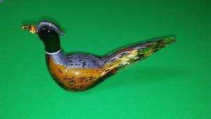 lot 178 image: Gorgeous Glass Pheasant -Exquisite