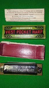 lot 187 image: Hohner Harmonica. Vest Pocket - small  A  post 1937