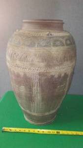 lot 207 image: Large Pottery Floor Vase