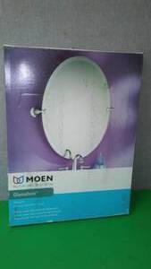 lot 240 image: Moen Chrome Mirror with Hardware.