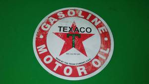 lot 3 image: Texaco Metal Sign