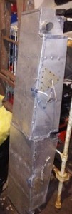 lot 266 image: 2 built in gas tanks from airplane.