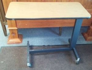 lot 316 image: Hospital Bed Table - Overbed Table.