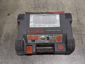 lot 110 image: Black & Decker Jump Starter and Tire Inflator