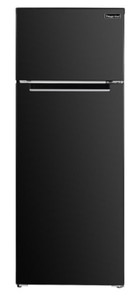 lot 37 image: Magic Chef 7.4 cu. ft. 2 Door Mini Fridge in Black, MCDR740BE - Unclaimed Freight.