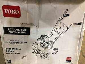 lot 27 image: Toro 21 in. Max Tilling Width 99 cc 2-in-1 Tiller Cultivator with 4-Cycle Engine - Open Box - Review all pictures