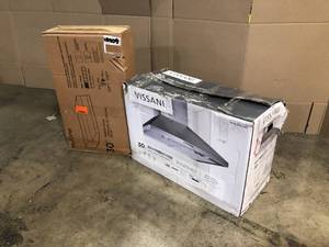 lot 36 image: Vissani 30 in Wall Mount Range Hood and Nutone 30 in Range Hood - Open Boxes - Review all pictures