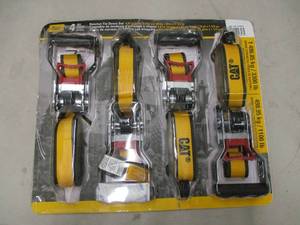 Cat 4 Piece Ratchet Tie Down Set 16...