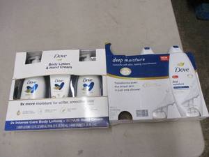 Dove Body Wash, Hand Cream and body...