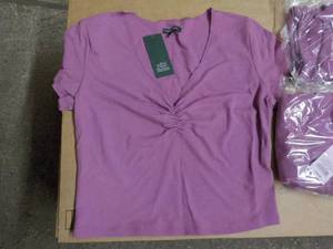 6 Size L Purple Tops new with Tags...