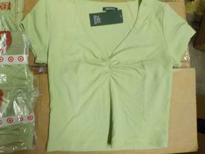 6 Size XS Green Tops new with Tags...
