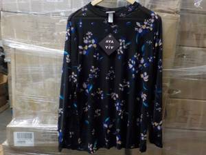 6 size X Black Floral Ava VIV Women...