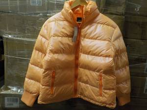 Wild Fabre Puffer Jacket Orange siz...