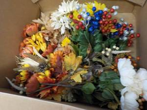 Large box of Artificial Flowers...