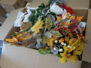 Box of Artificial Flowers...