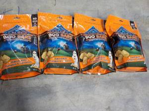 4 - 11 oz Bags Blue Boo Bars Dog Bi...