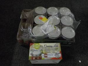 9 Quilted Crystal Jars and 100 Regu...