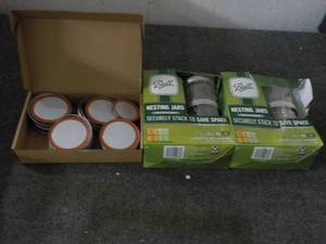 Nesting Jars and Canning Lids...