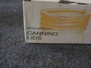 168 Regular Canning Lids...