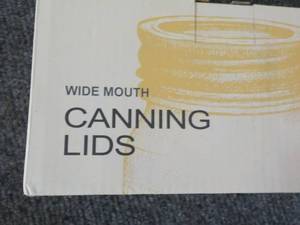 Wide Mouth Canning Lids...