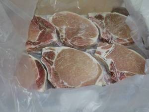 10 lb. Box Frozen Bone in Pork Chop...
