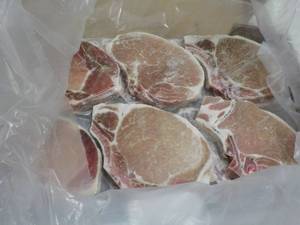 10 lb. Box Frozen Bone in Pork Chop...