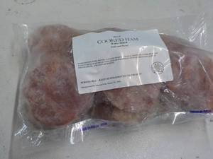 5 lb. Pkg Frozen Sliced Cooked Ham...