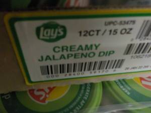 12 - 15 oz Bottles Lays Jalapeno Di...