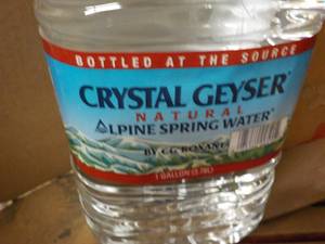 2 Cases 8 gallon Jugs Crystal Geyse...