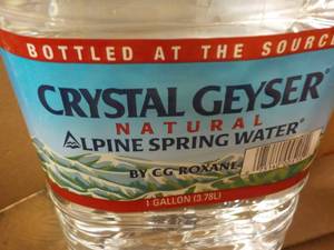 2 Cases 8 gallon Jugs Crystal Geyse...